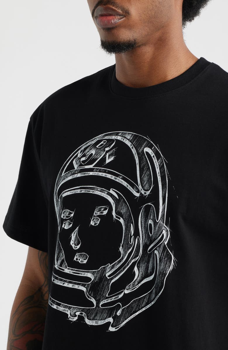 Billionaire Boys Club Helmet Sketch Graphic T-Shirt, Alternate, color, Black