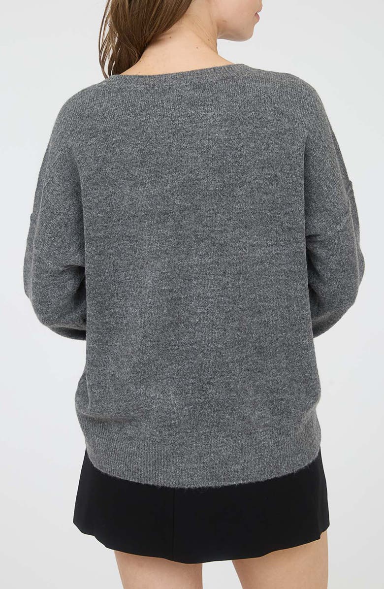 Blu Pepper Crewneck Sweater, Alternate, color, Dark Grey