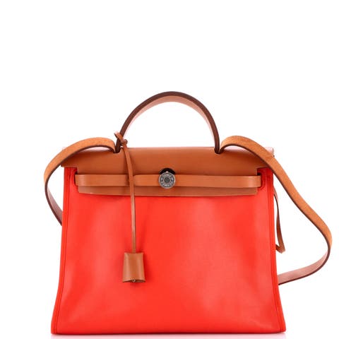 Herbag Zip Berline Vache Canvas and Leather 31