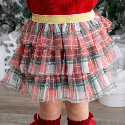 SWEET WINK SWEET WINK CHRISTMAS PLAID TIERED TUTU