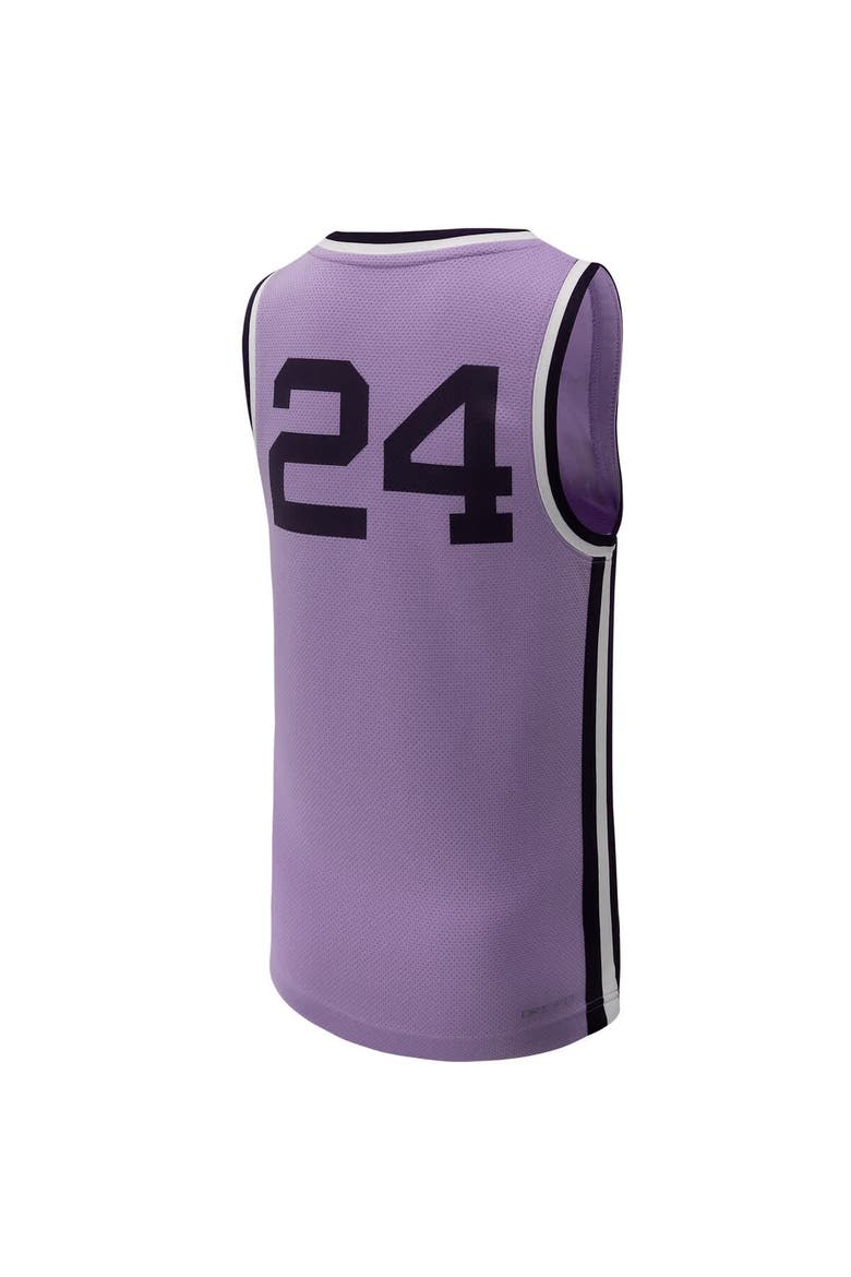 Youth Nike #24 Lavender Kansas State Wildcats Replica Basketball Jersey, Alternate, color, Lavender