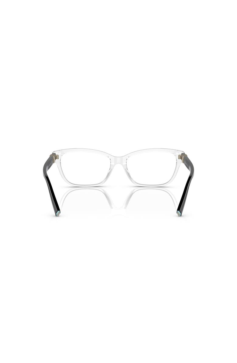 Tiffany & Co. 54mm Rectangle optical glasses, Alternate, color, Transparent