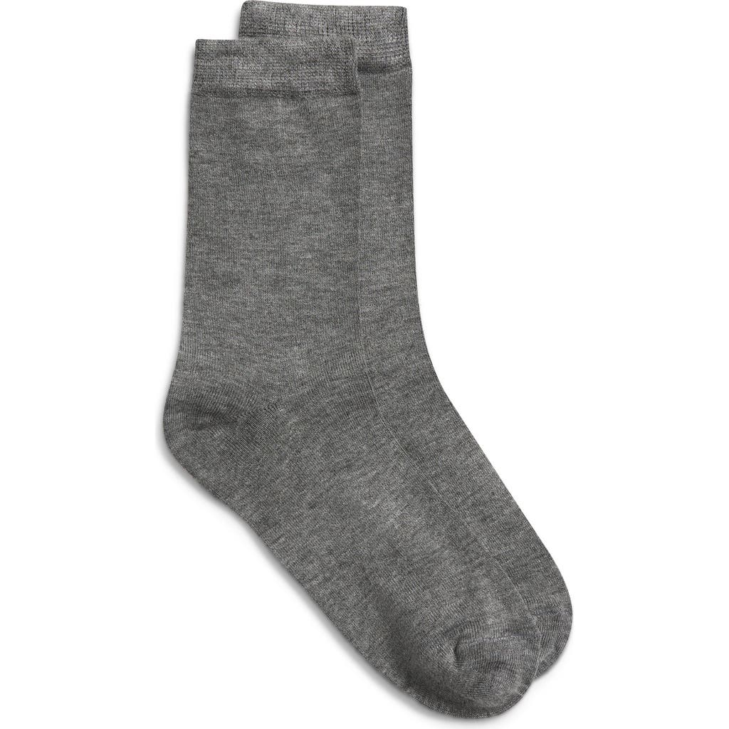 Nordstrom Lightweight Crew Socks In Gray