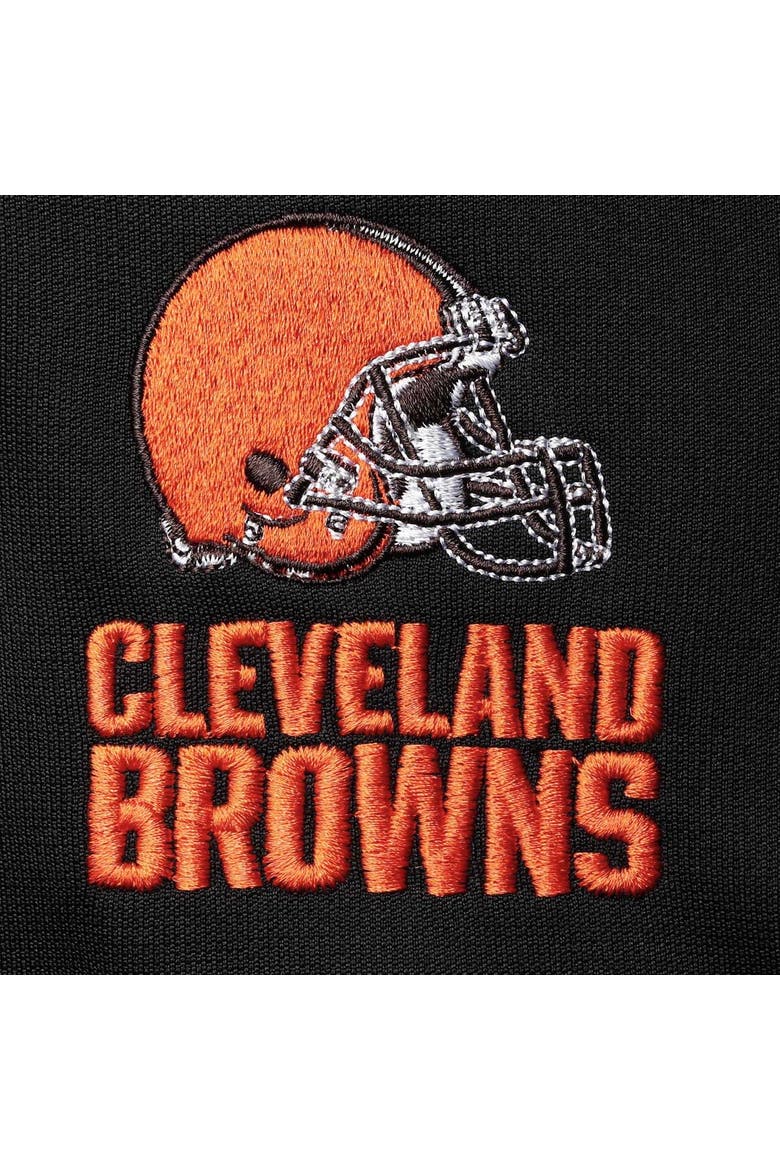Men's Dunbrooke Black/Realtree Camo Cleveland Browns Decoy Tech Fleece Full-Zip Hoodie, Alternate, color, Black