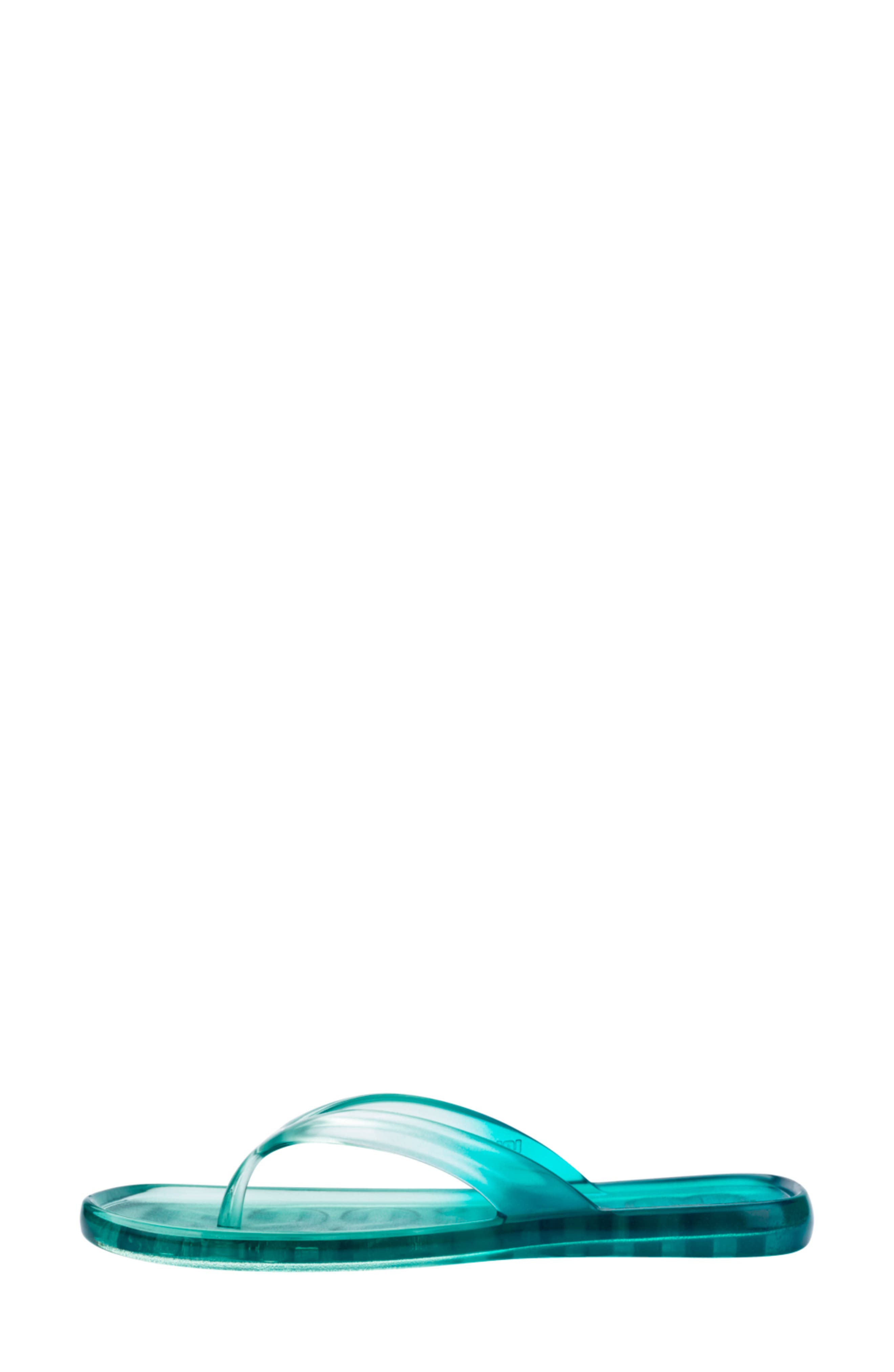 Ombré Flip Flop, Alternate, color, GREEN/ BLUE