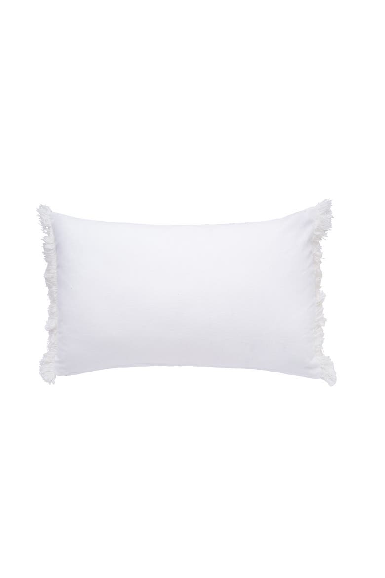 Coralie Sound Cotton Blend Lumbar Accent Pillow 14" x 18", Alternate, color, Blue