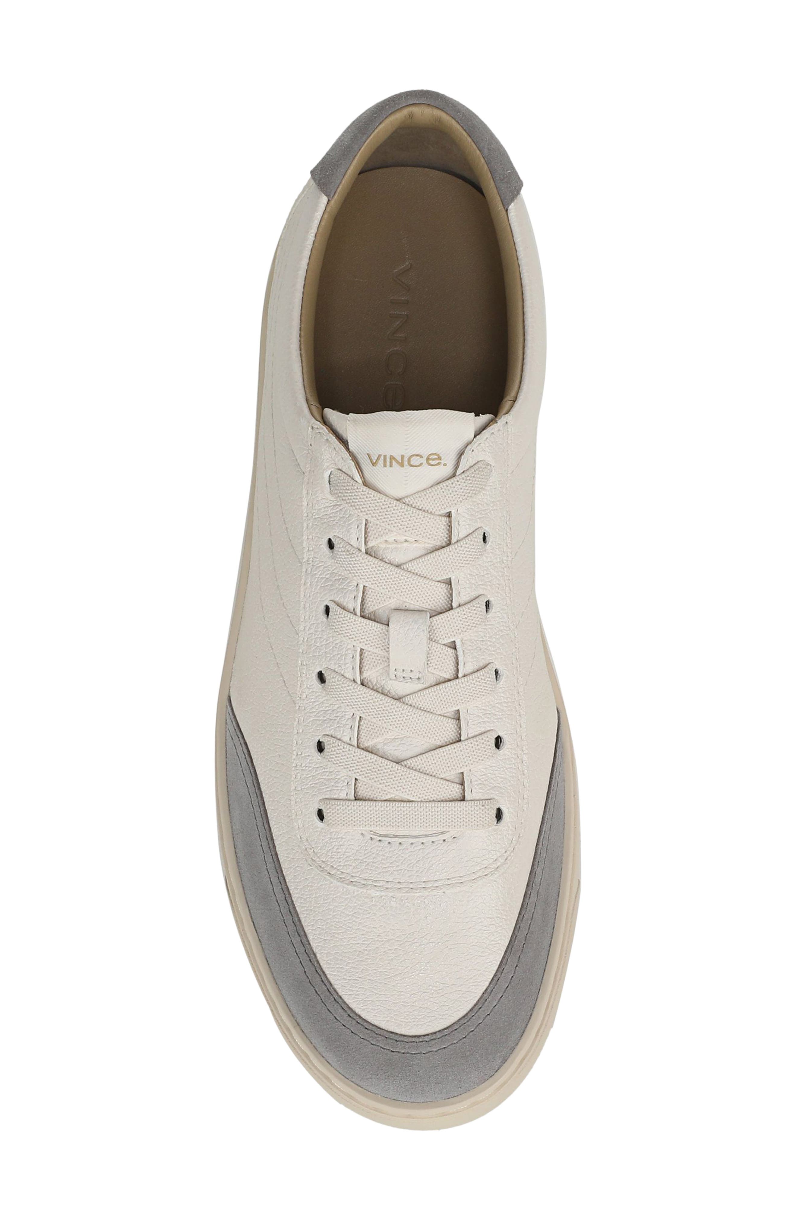 Vince Palm Sneaker, Alternate, color, Pebble White/Smoke Grey