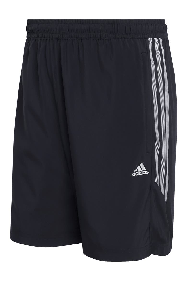 Lightweight Regular Fit Drawstring Shorts, Alternate, color, BLACK