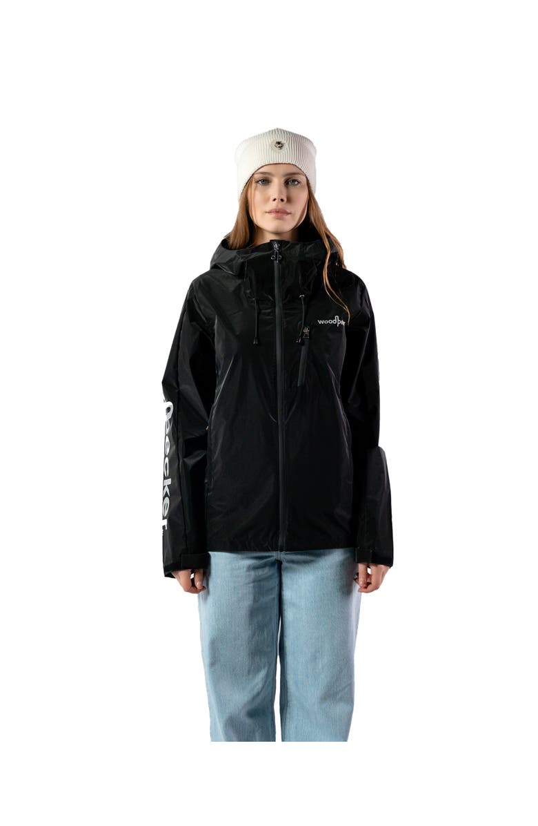 Woodpecker Women's Wind Shell Jacket, Main, color, Black Diamond