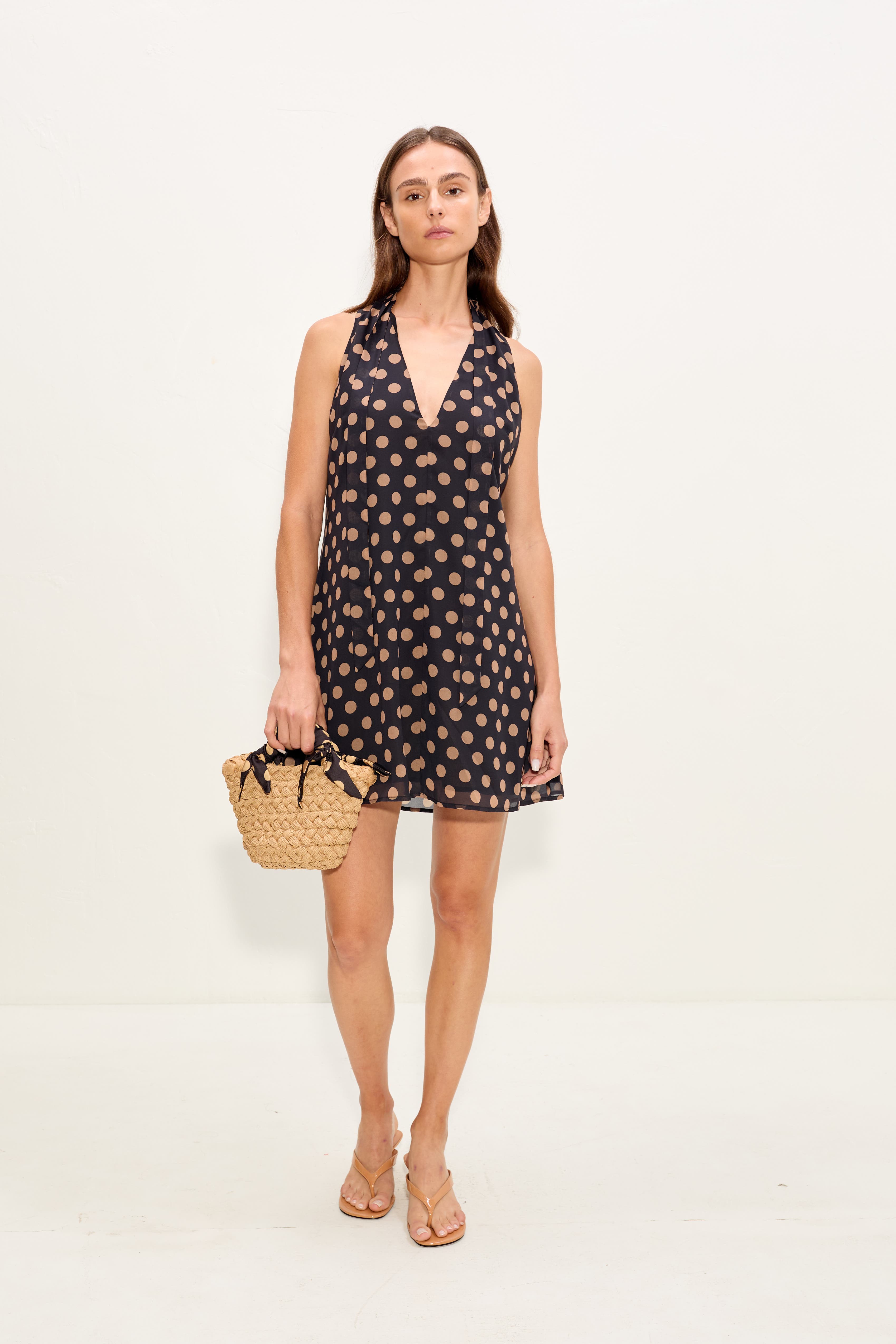 Gia Chiffon Mini Dress