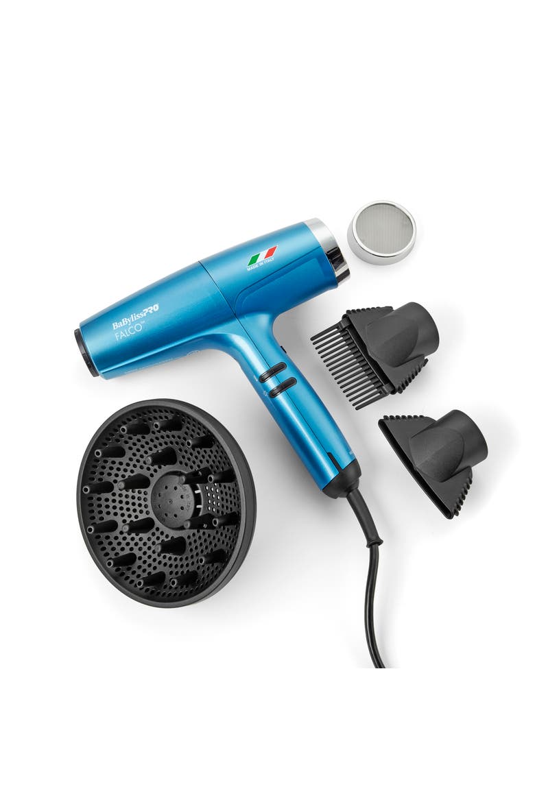 Nano Titanium Professional Italian High-Speed Falco Dryer, Main, color, Blue