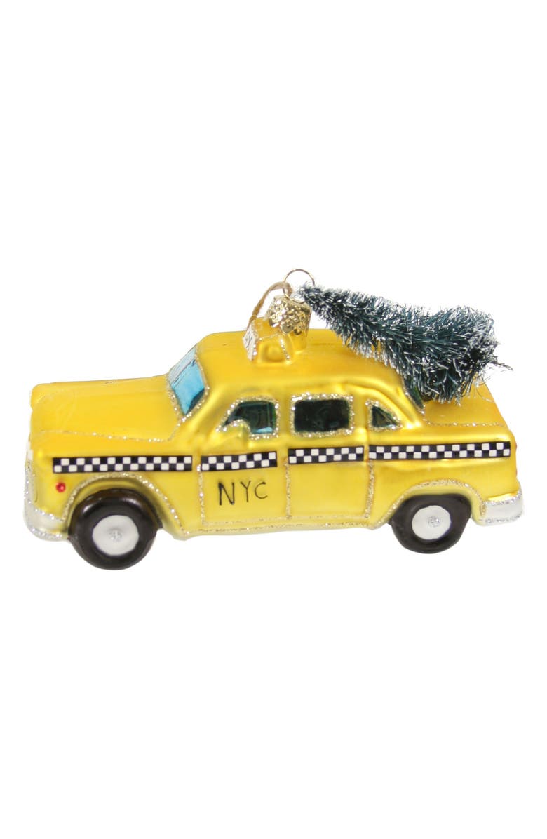 Cody Foster & Co. Cody Foster NYC Taxi Ornament, Main, color, Yellow