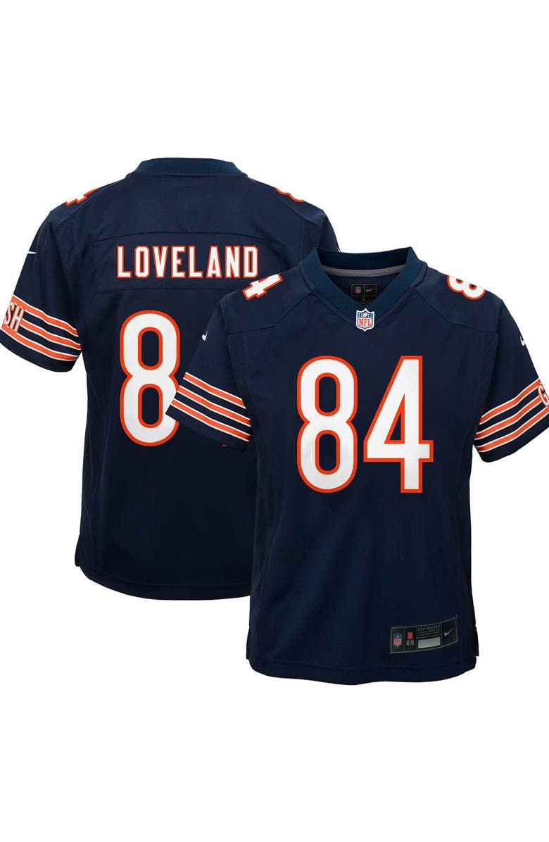 Nike Youth Nike Colston Loveland Navy Chicago Bears Team Game Jersey, Main, color, 