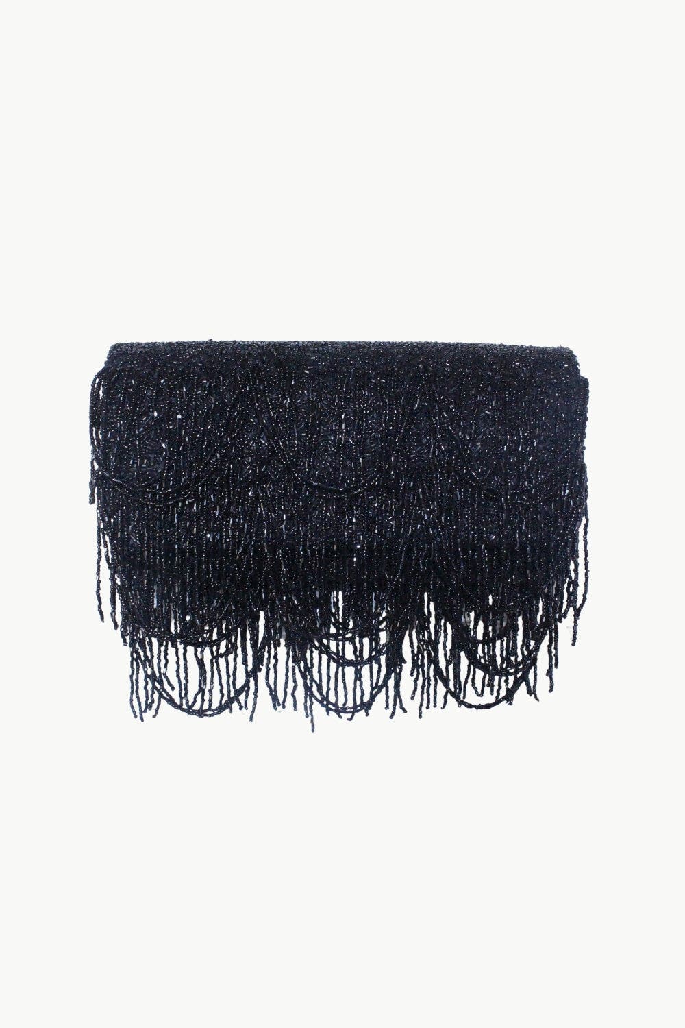 Island to East Side Fringes All Over Medium Structured Bag, Main, color, Black