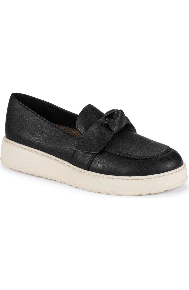 BARETRAPS Ferdana Moc Toe Slip-On Loafer, Main, color, Black