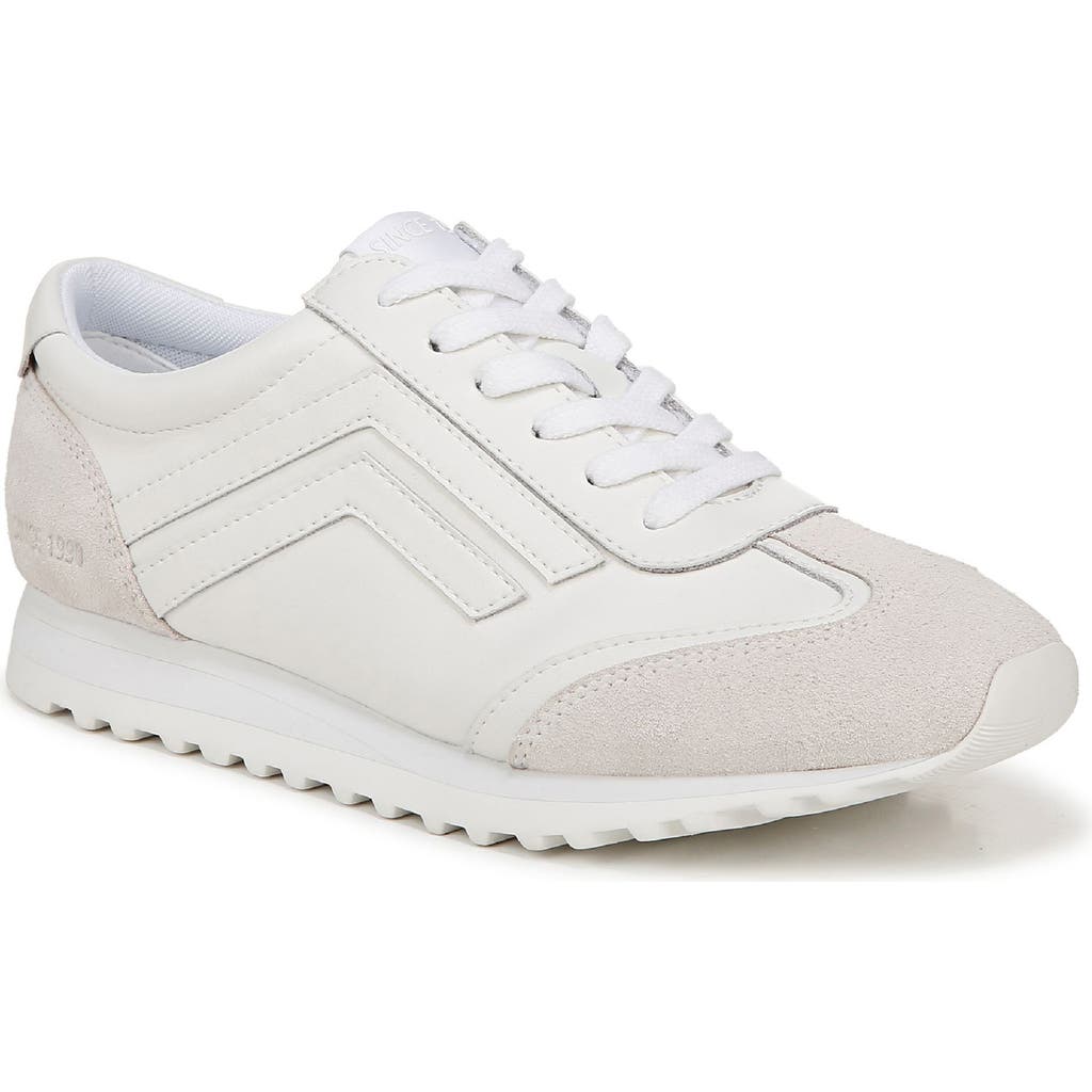 Franco Sarto Women's Matera Retro Lace Up Jogger Sneakers In White