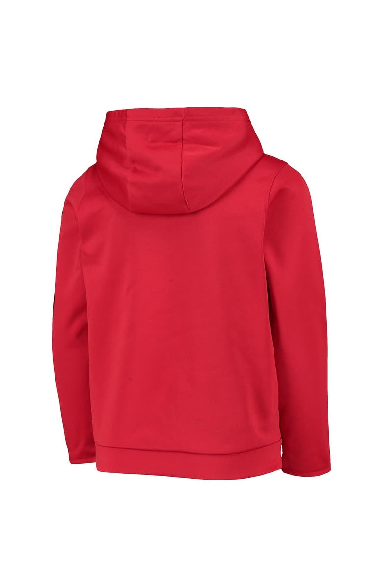 Under Armour Youth Under Armour Red Cincinnati Bearcats Fleece 2-Hit Pullover Hoodie, Alternate, color, Red