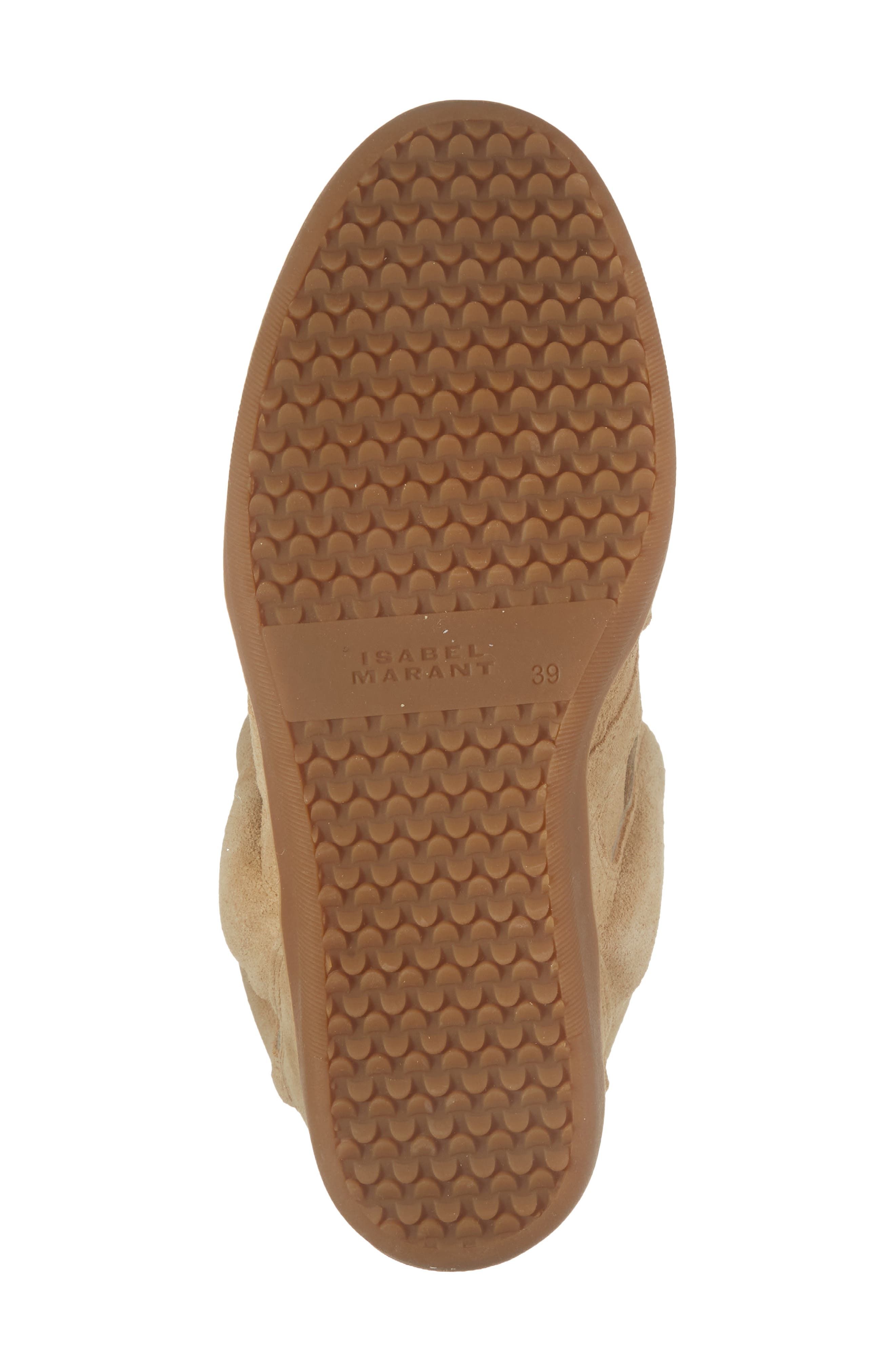 Isabel Marant Bekett Wedge High Top Sneaker, Alternate, color, Begw Beige/ Golden Yellow