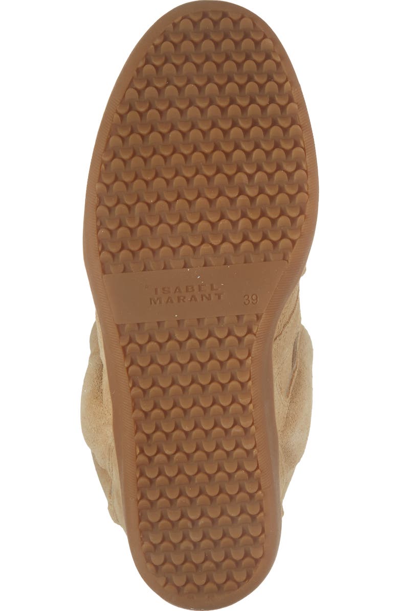 Isabel Marant Bekett Wedge High Top Sneaker, Alternate, color, Begw Beige/ Golden Yellow