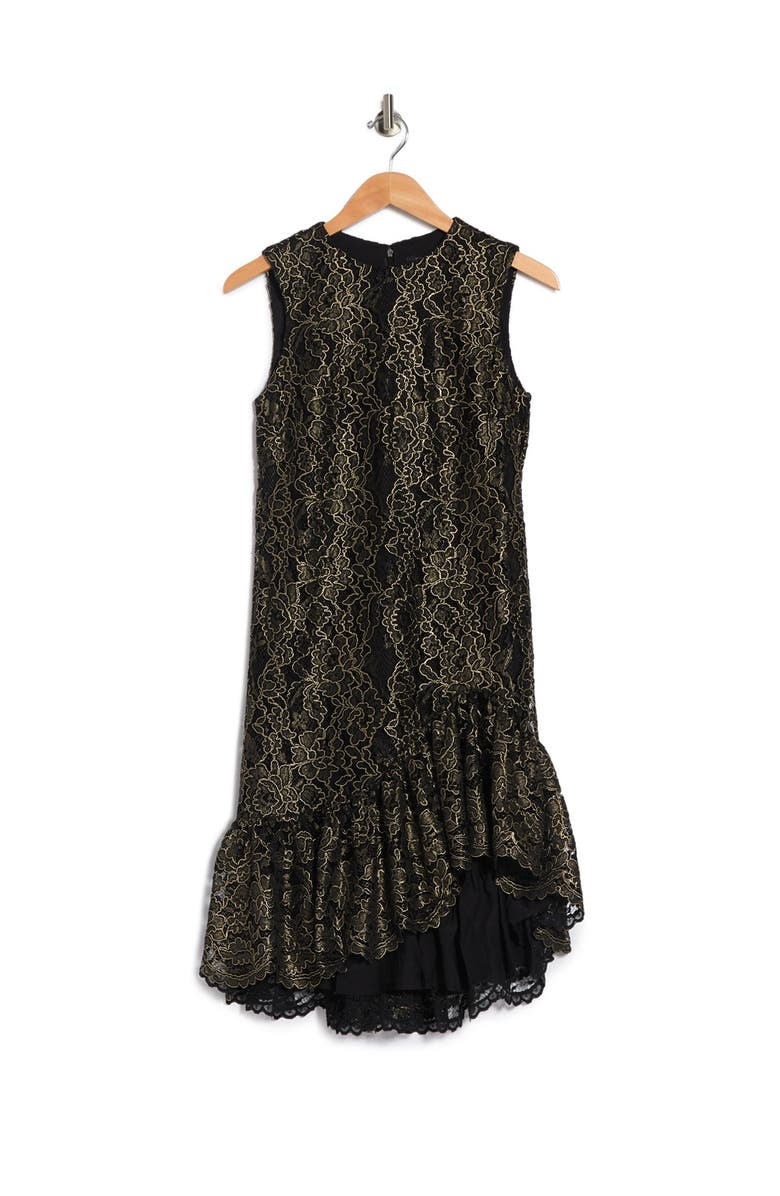 T Tahari Scoop Neck Sleeveless Sheath Dress, Main, color,