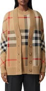 Burberry Caragh Check Jacquard Cardigan
