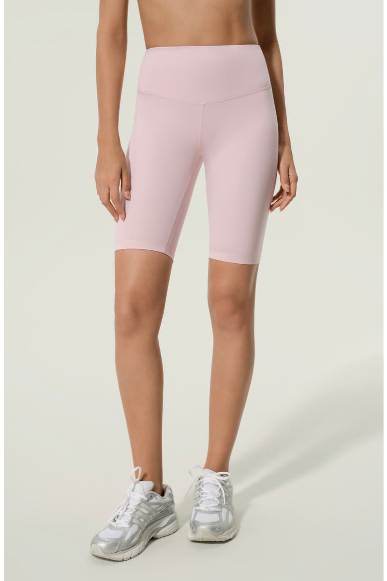 Women's Silk Contour Second Skin Biker Shorts, Alternate, color, Pink Haze