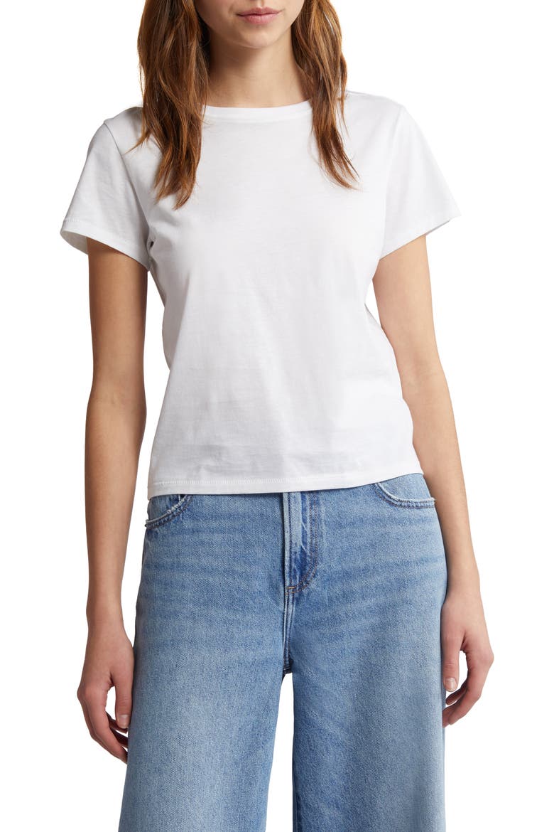 Baby Tee, Main, color, WHITE