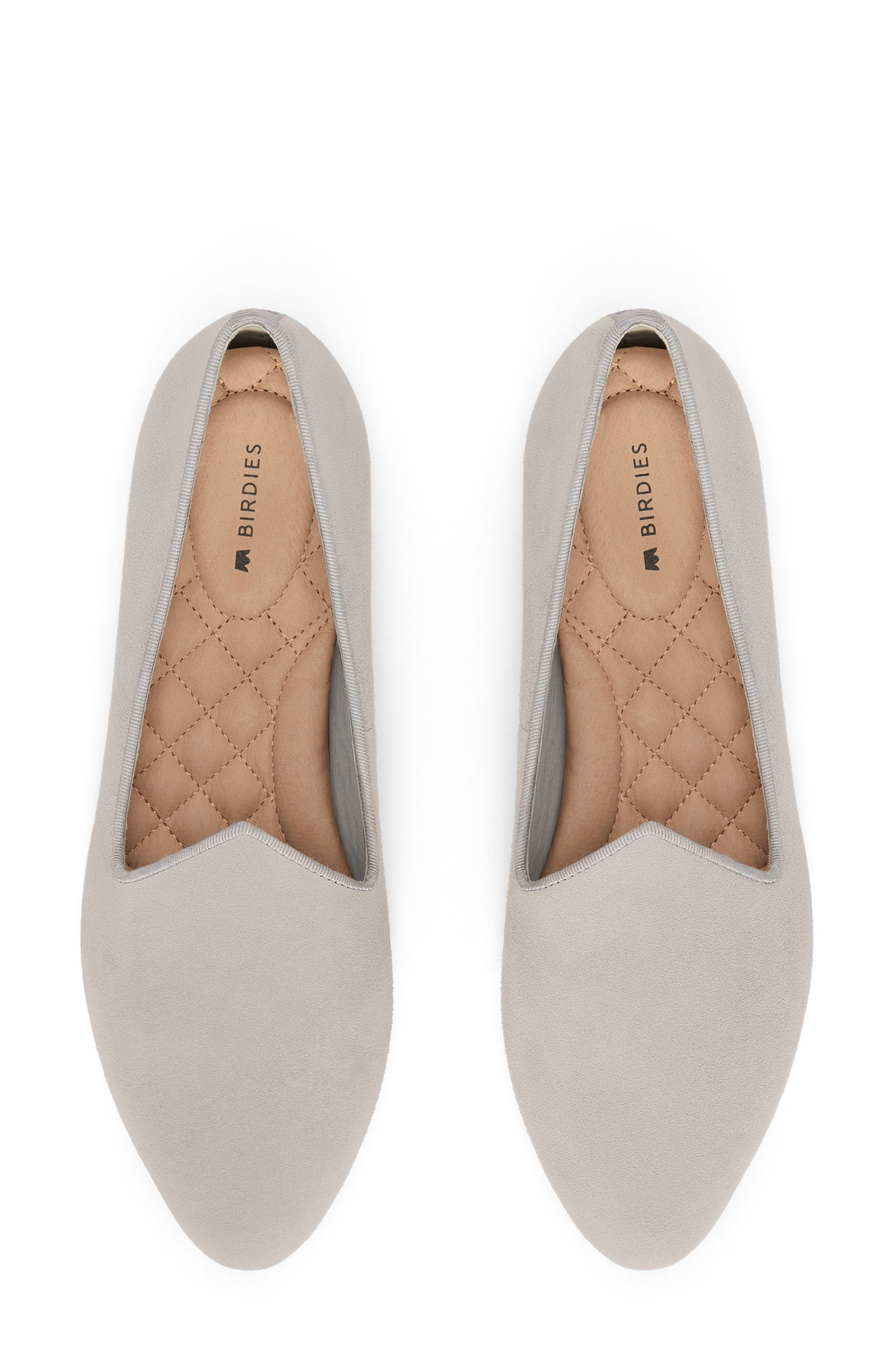 Heron Flat, Alternate, color, STONE SUEDE