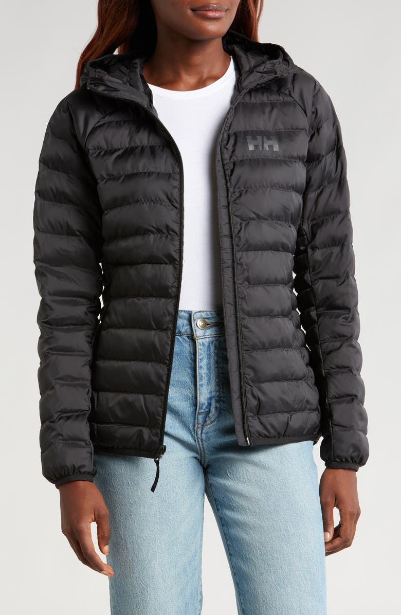 Helly Hansen Banff Water Repellent Insulated Hooded Puffer Jacket, Main, color,