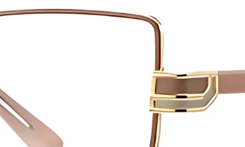 Fifth & Ninth Chai 56mm Cat Eye Blue Light Blocking Glasses In Gold