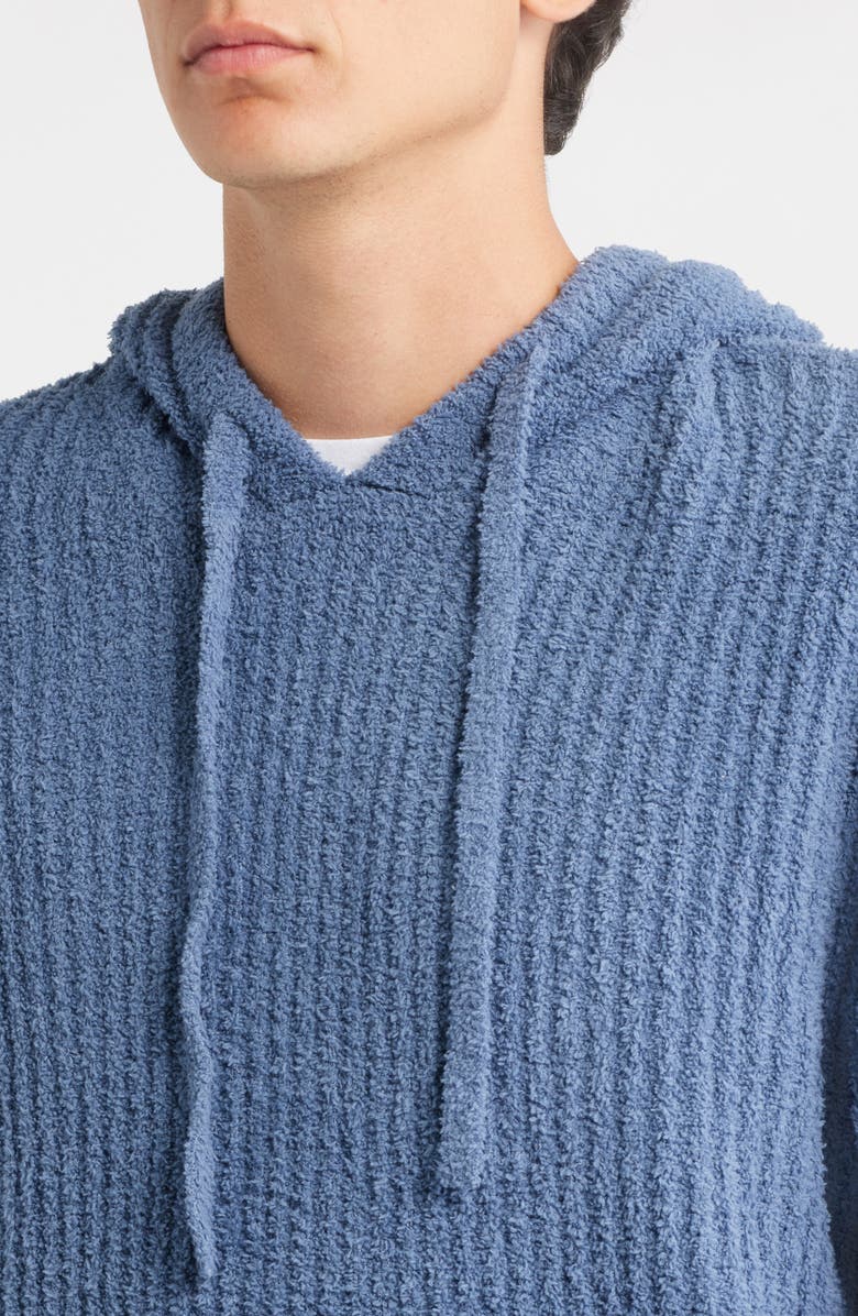 UGG<sup>®</sup> Finnegan Rib Hoodie, Alternate, color, Dark Wave