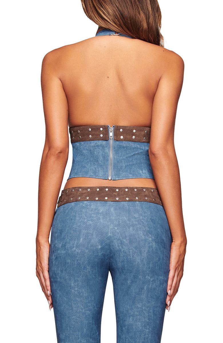 I.AM.GIA Kessa 2.0 Studded Halter Top, Alternate, color, 