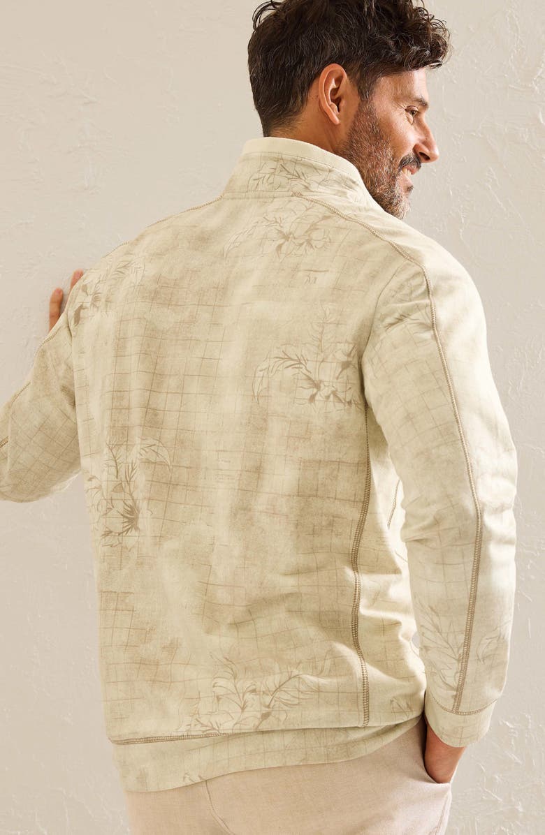 Tommy Bahama Ben & Terry Tropic Half Zip Pullover, Alternate, color, 