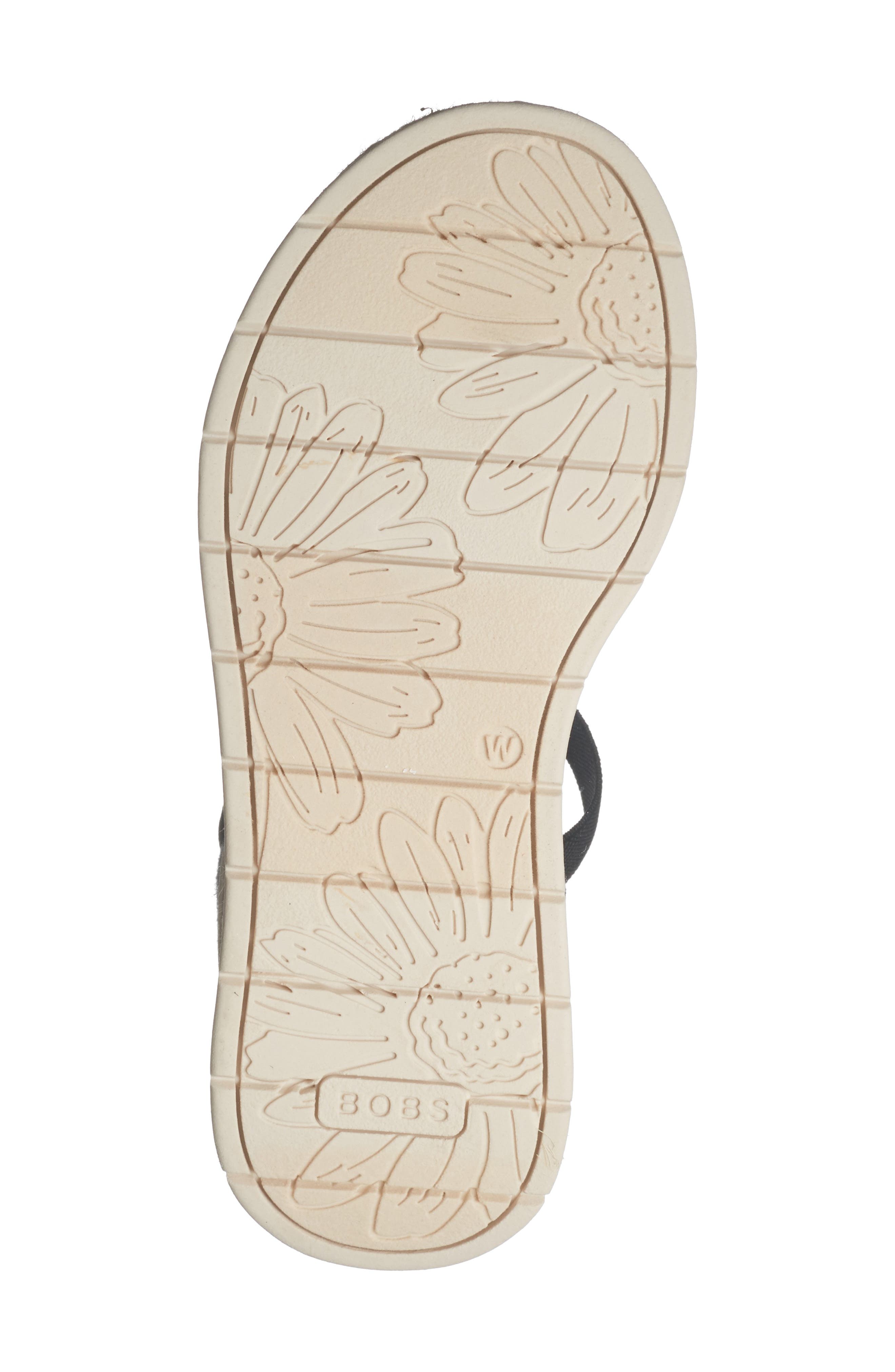 SKECHERS Slip-ins<sup>®</sup> BOBS<sup>®</sup> Slip-On Sandal, Alternate, color, Black