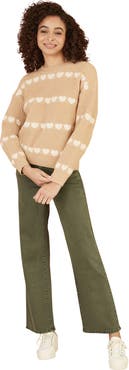 Yumi Heart Stripes Jumper