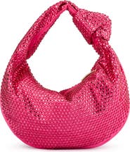 Olga Berg Juliana Crystal Top Handle Bag