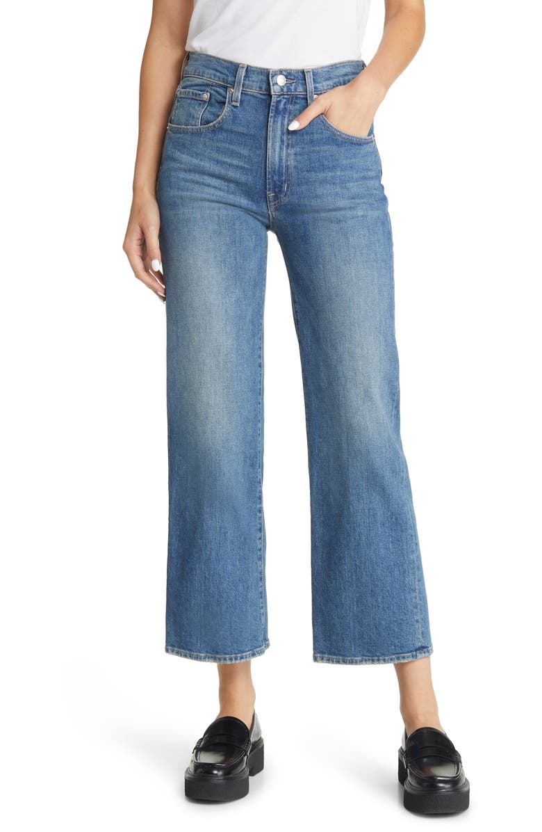 EDWIN Marli High Waist Ankle Wide Leg Jeans, Main, color,