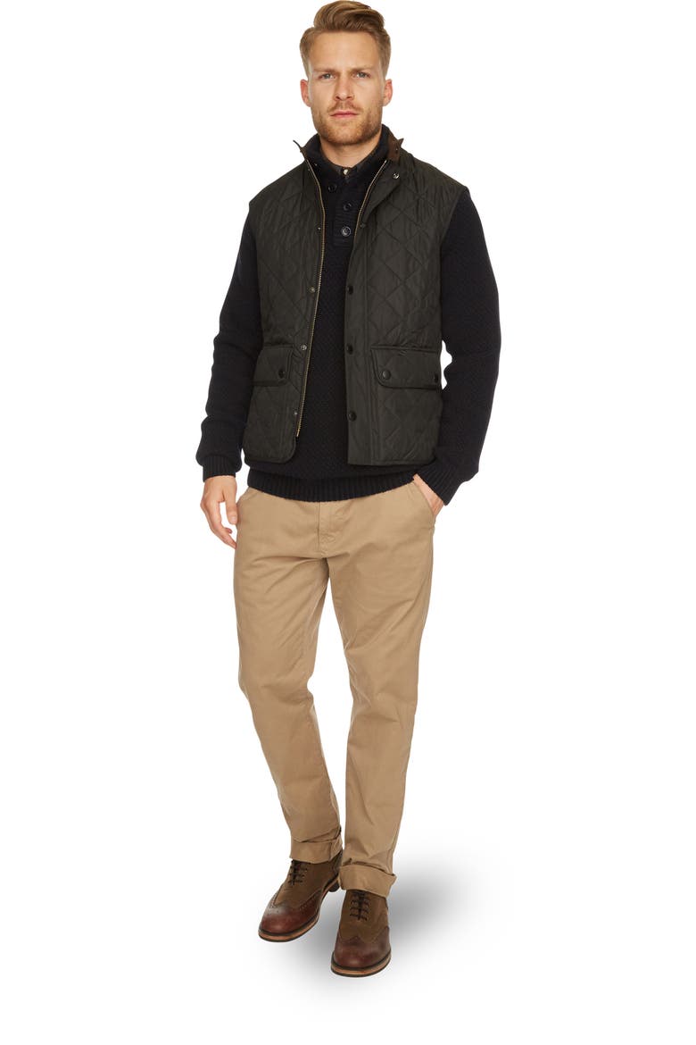 Lowerdale Quilted Vest, Alternate, color, BLACK