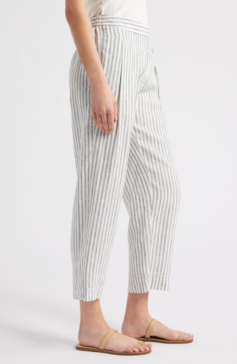Nation LTD Grayson Stripe Linen Pants, Alternate, color, Linen Stripe