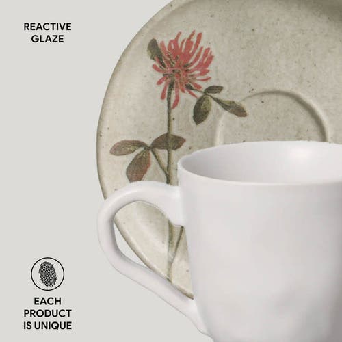 Porto Brasil Coffee Cup & Saucer Set Of 6 In Green