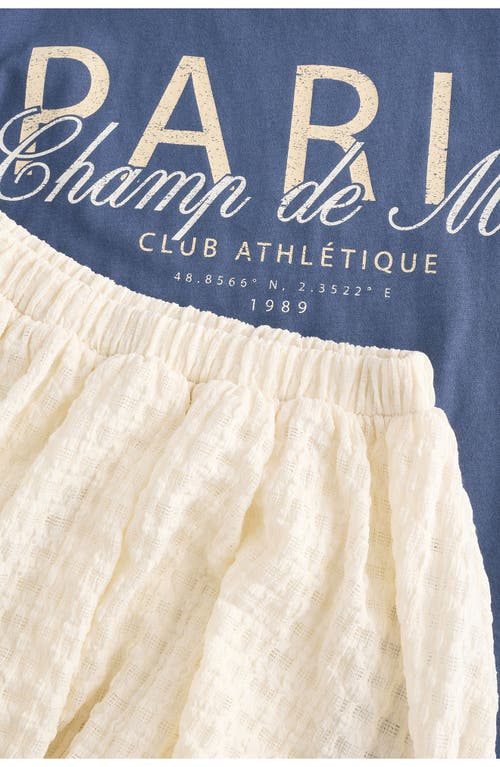 Next Kids' Graphic T-shirt & Bubble Skirt Set