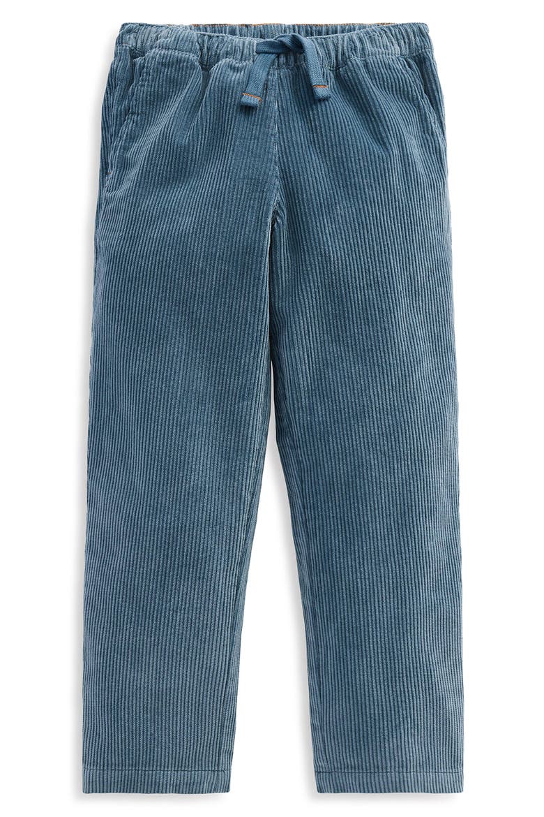 Kids' Straight Leg Corduroy Trousers, Main, color, STORM BLUE