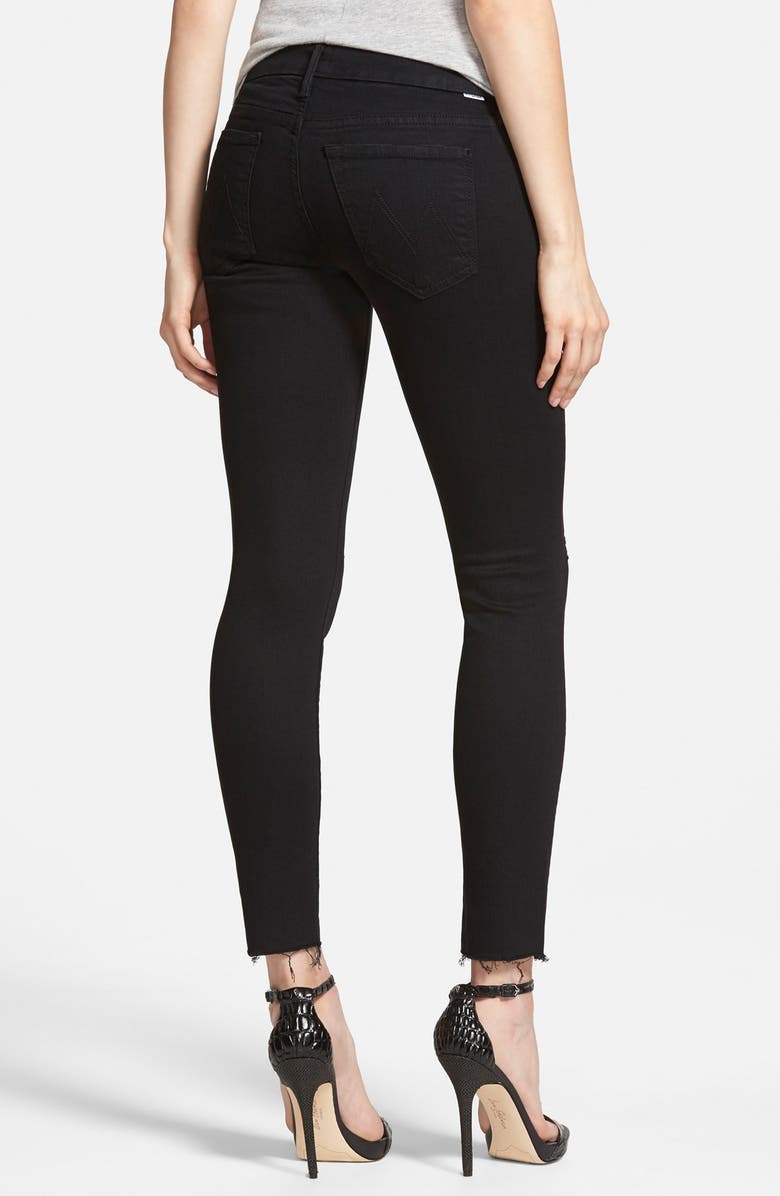 MOTHER The Looker Frayed Ankle Skinny Jeans, Alternate, color,