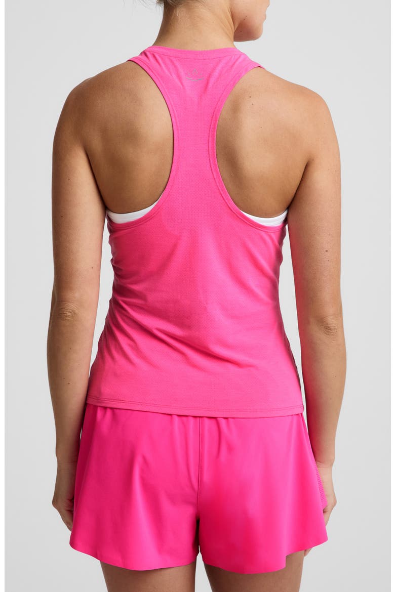Breezeweight Performance Racerback Tank, Alternate, color, PINK GLOW