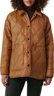 Lole The Quilted Water Repellent Nylon Shacket