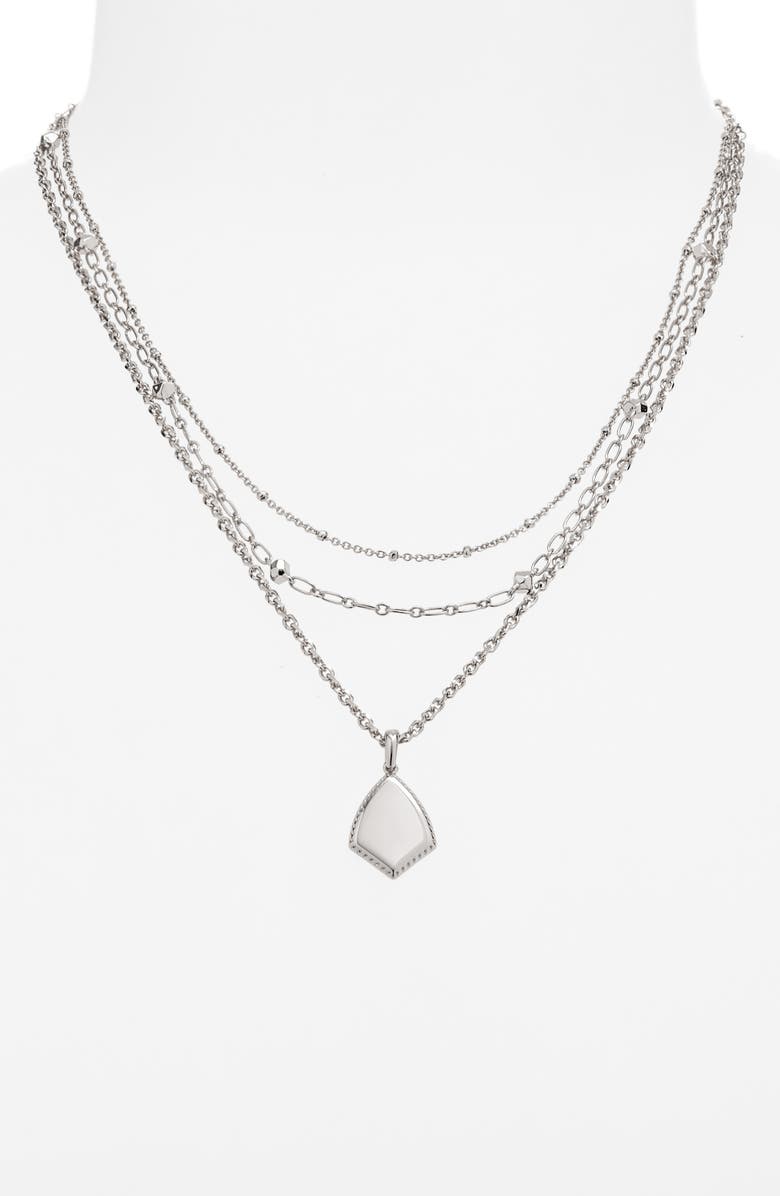 Kendra Scott Camry Layered Pendant Necklace, Alternate, color,