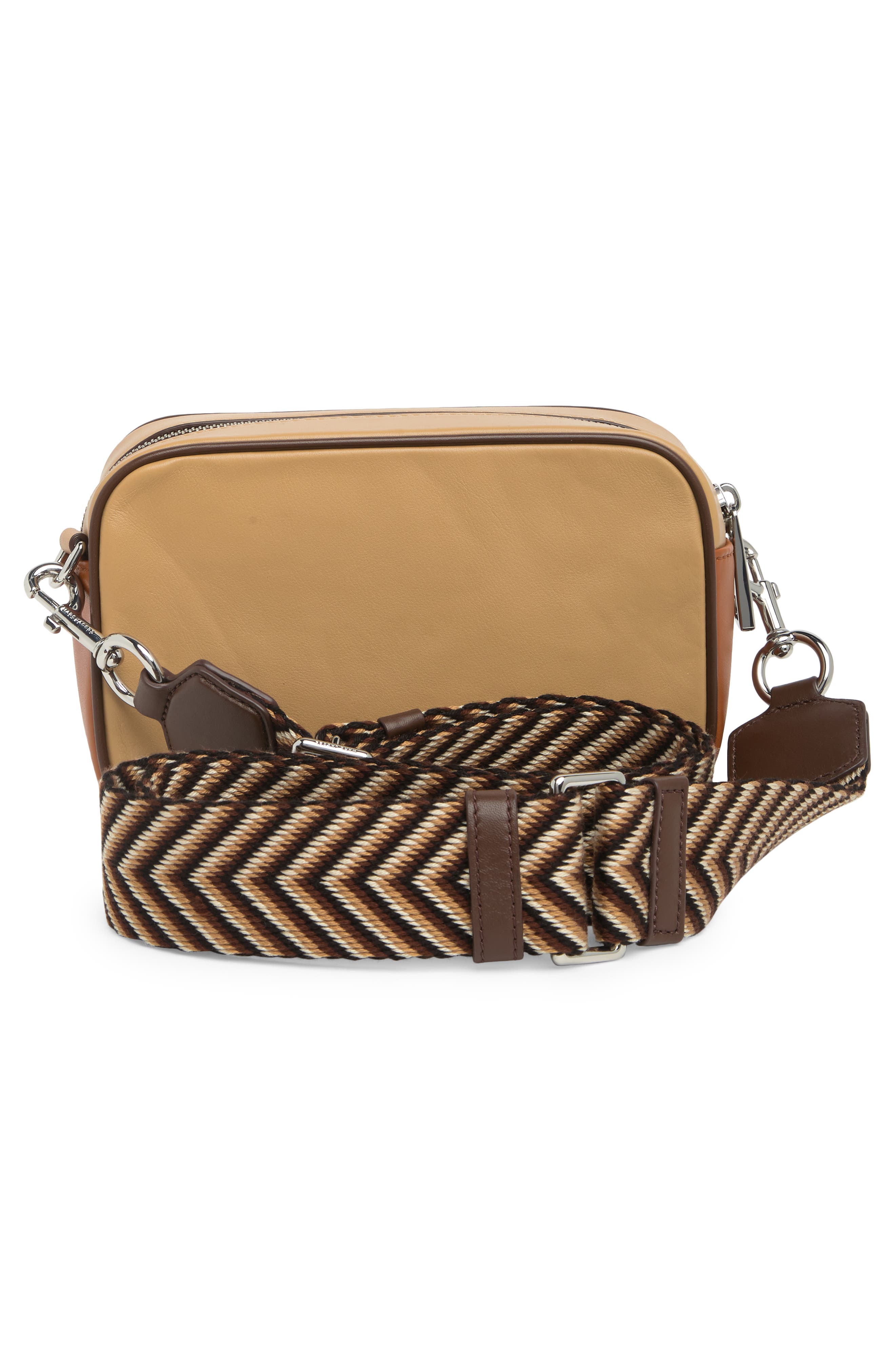 Flash Leather Camera Crossbody Bag, Alternate, color, ICED COFFEE MULTI