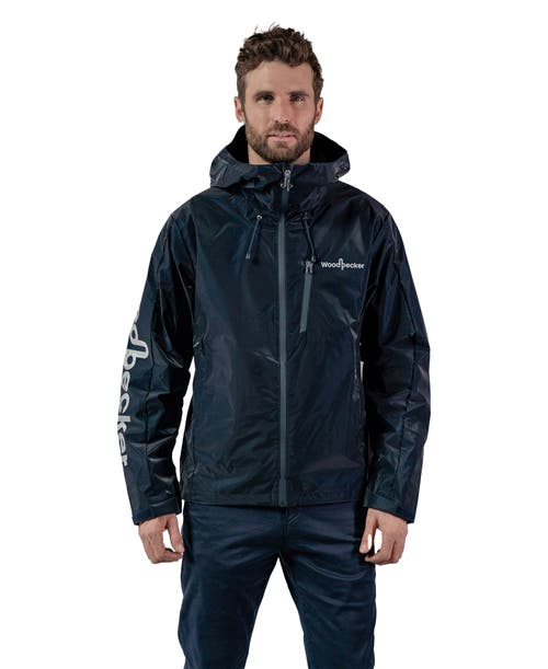 Woodpecker Wind Rain Shell Jacket In Blue