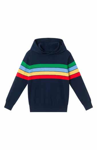 Andy & Evan Kids' Hooded Stripe Sweater