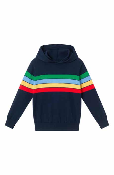 Andy & Evan Kids' Hooded Stripe Sweater